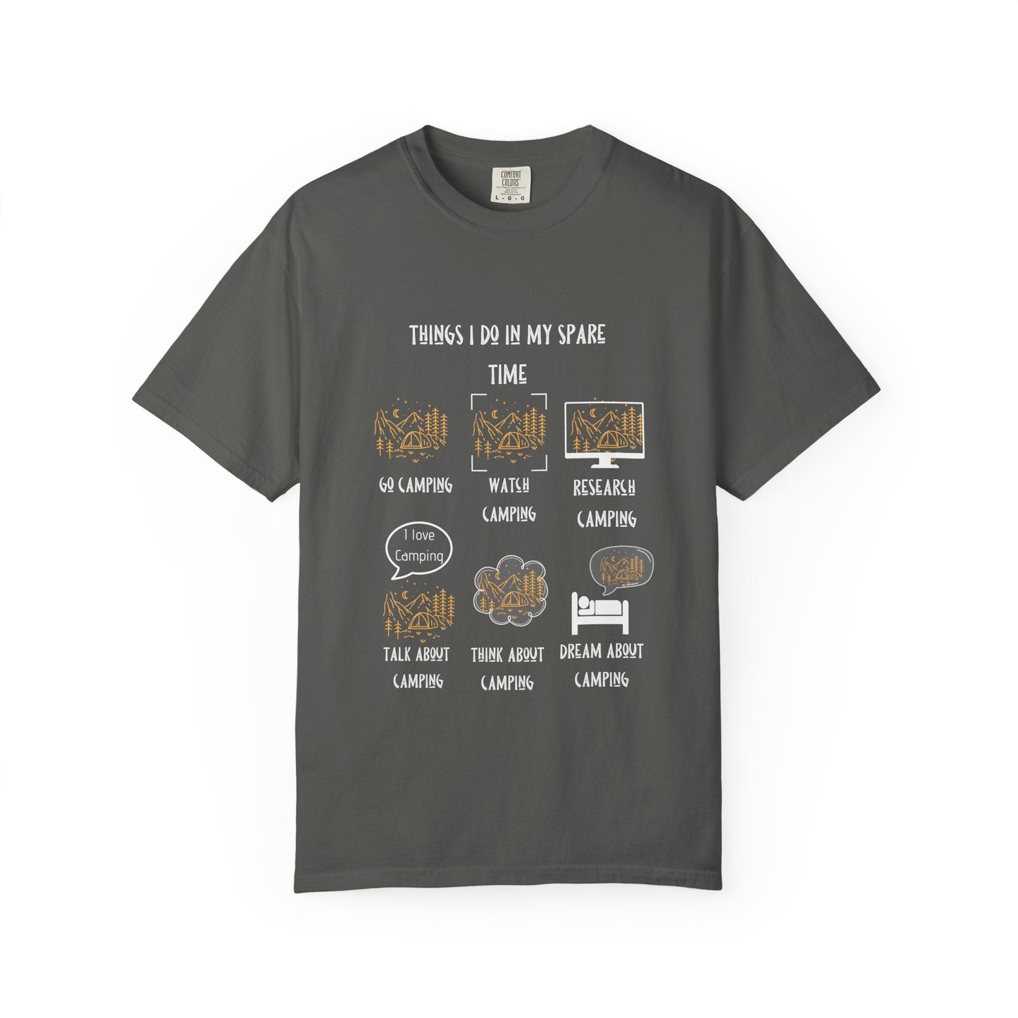 Things I Do in My Spare Time – Camping Edition Tee - Camp and Comfort