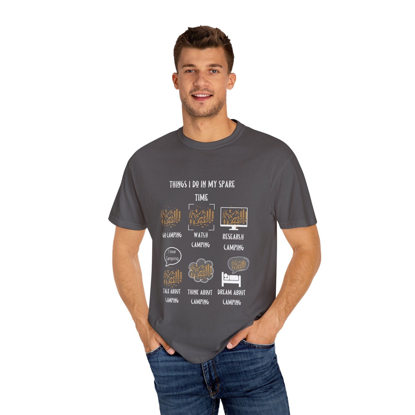 Things I Do in My Spare Time – Camping Edition Tee - Camp and Comfort