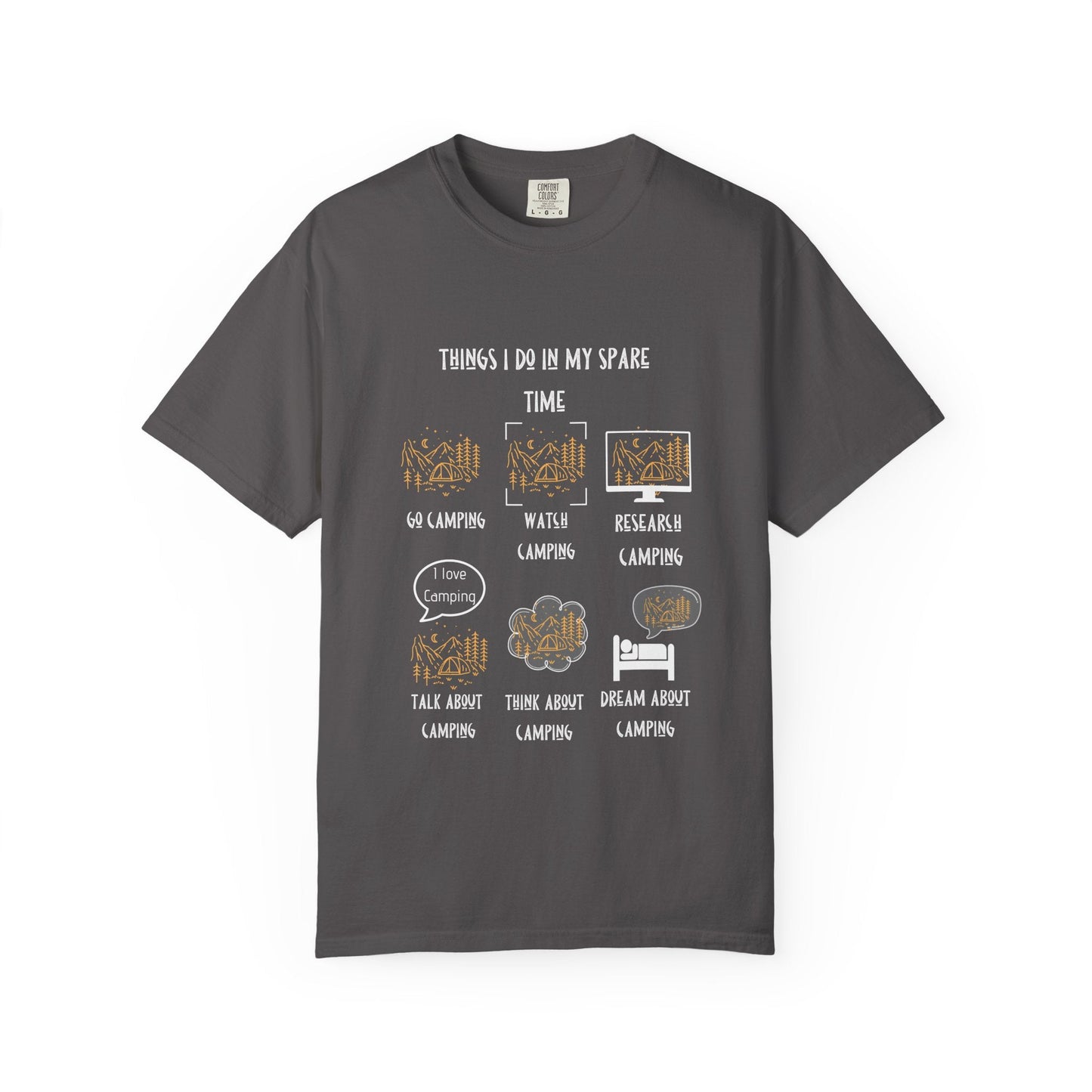 Things I Do in My Spare Time – Camping Edition Tee - Camp and Comfort