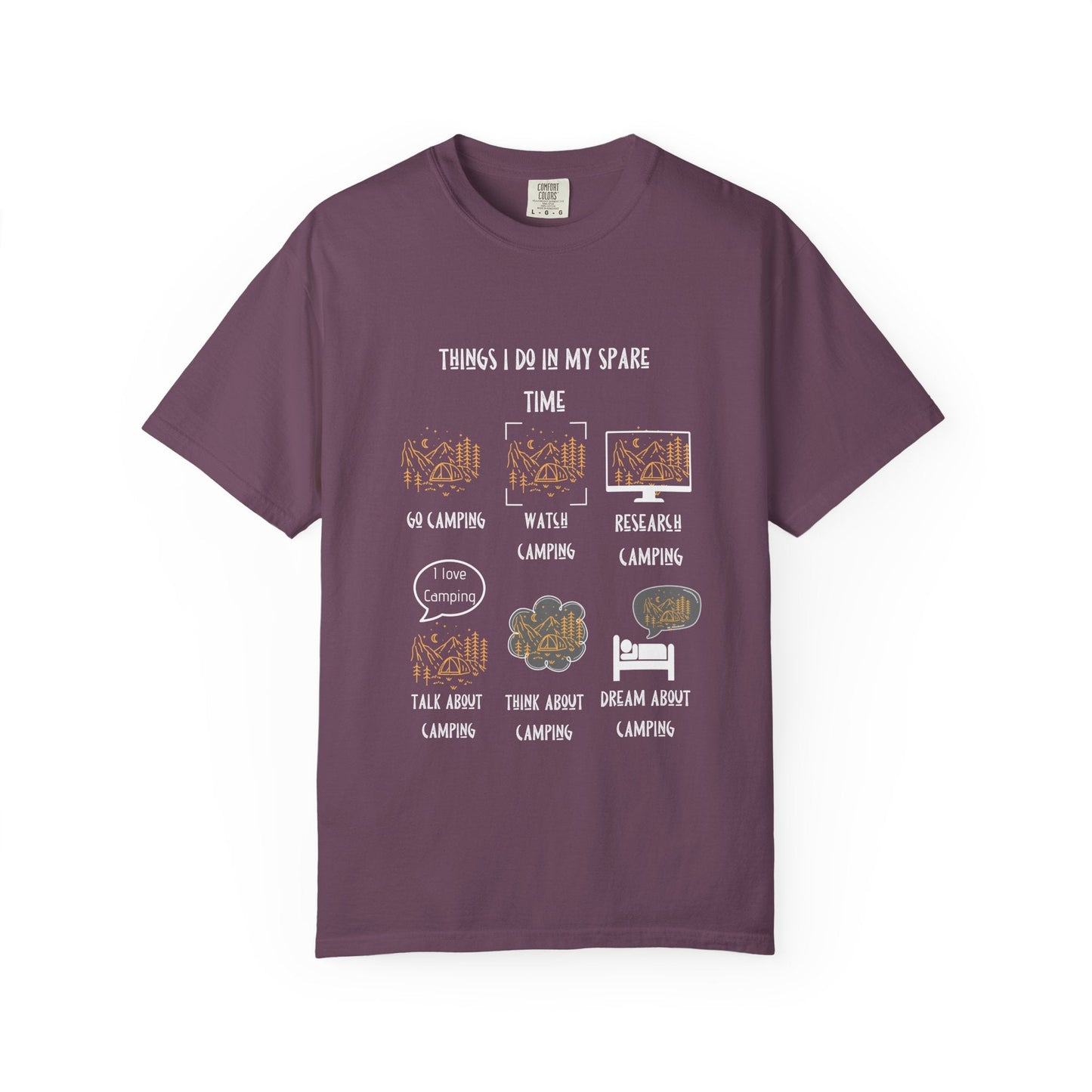 Things I Do in My Spare Time – Camping Edition Tee - Camp and Comfort