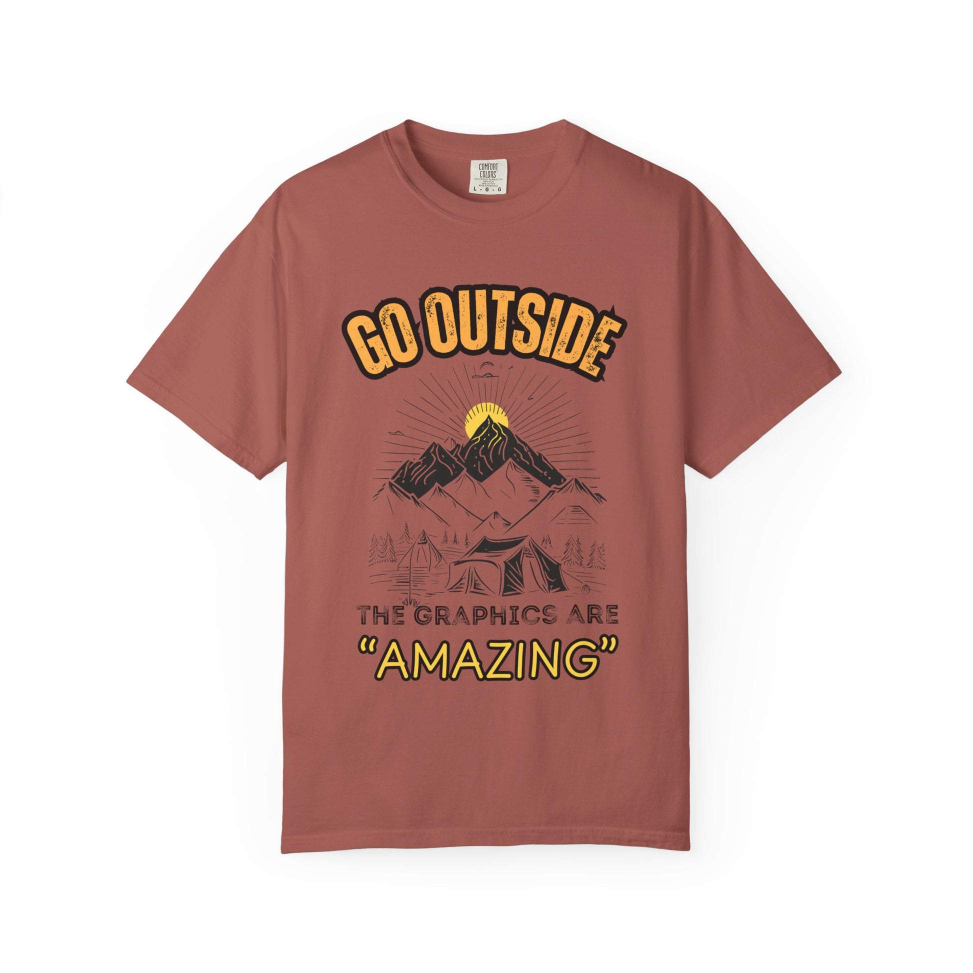 "Go Outside, The Graphics Are Amazing" Tee - Camp and Comfort