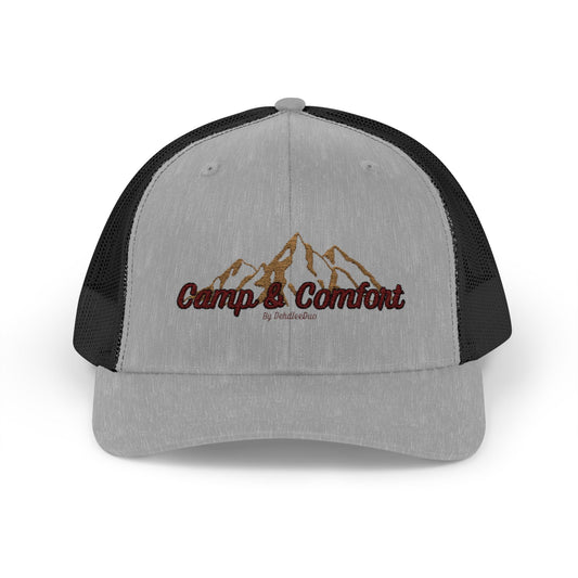 Camp & Comfort Embroidered Snapback Trucker Hat - Camp and Comfort