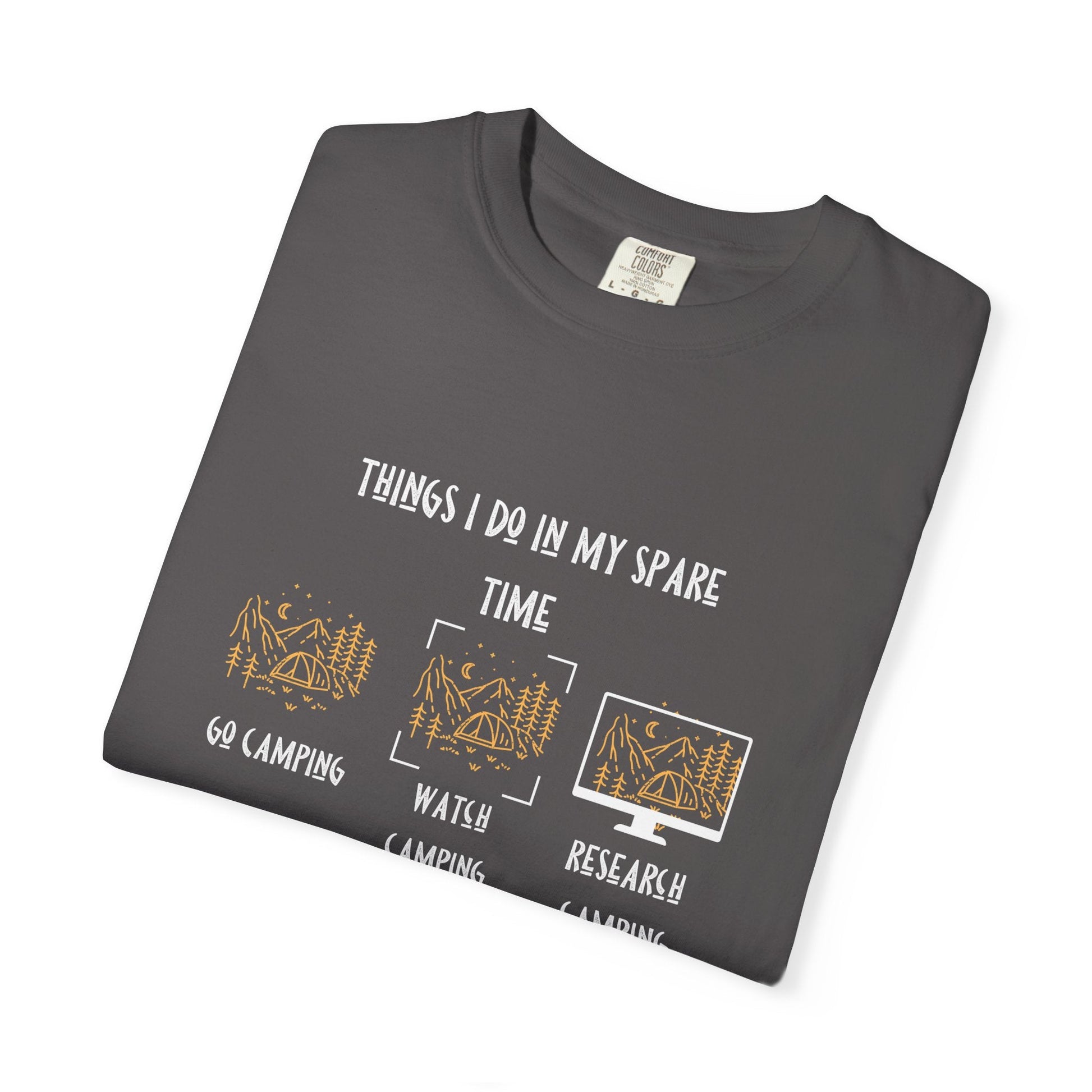Things I Do in My Spare Time – Camping Edition Tee - Camp and Comfort