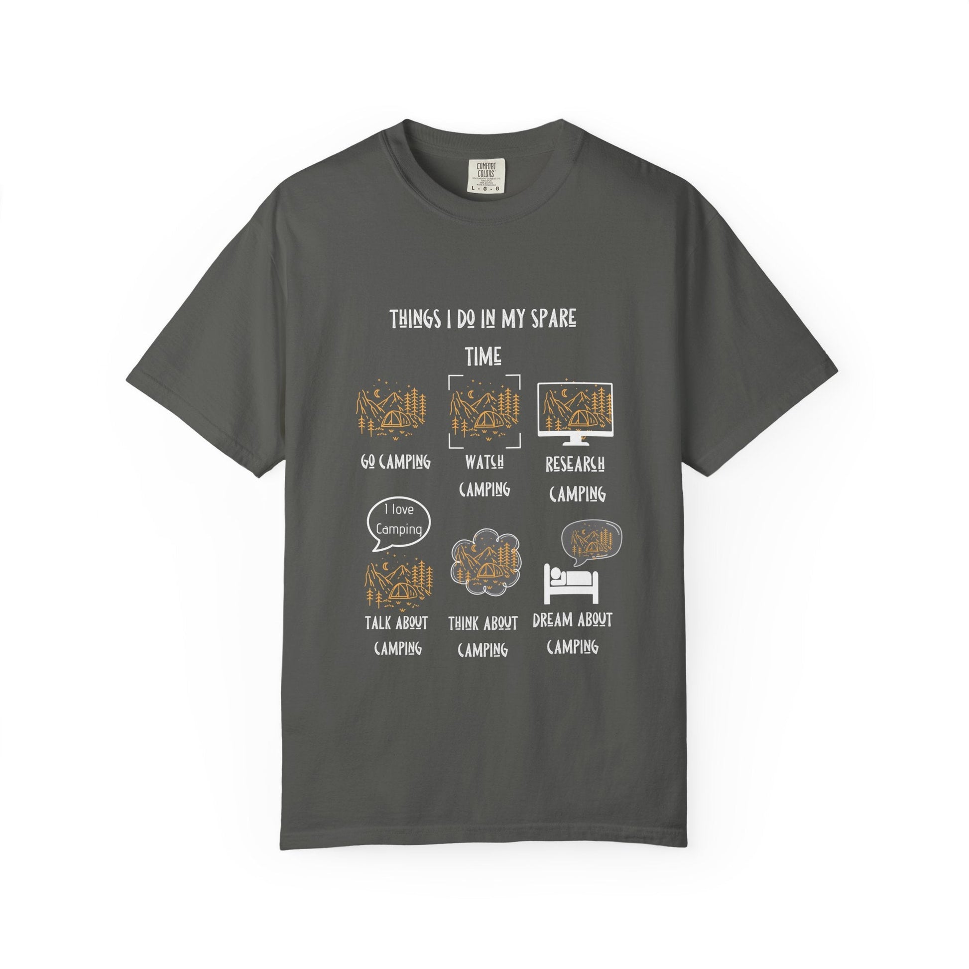 Things I Do in My Spare Time – Camping Edition Tee - Camp and Comfort