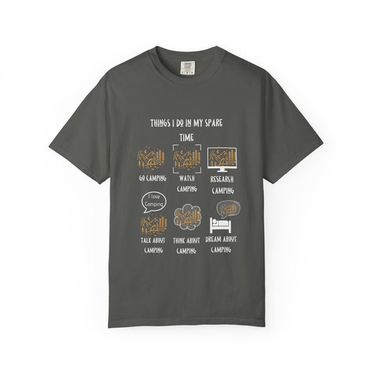 Things I Do in My Spare Time – Camping Edition Tee - Camp and Comfort