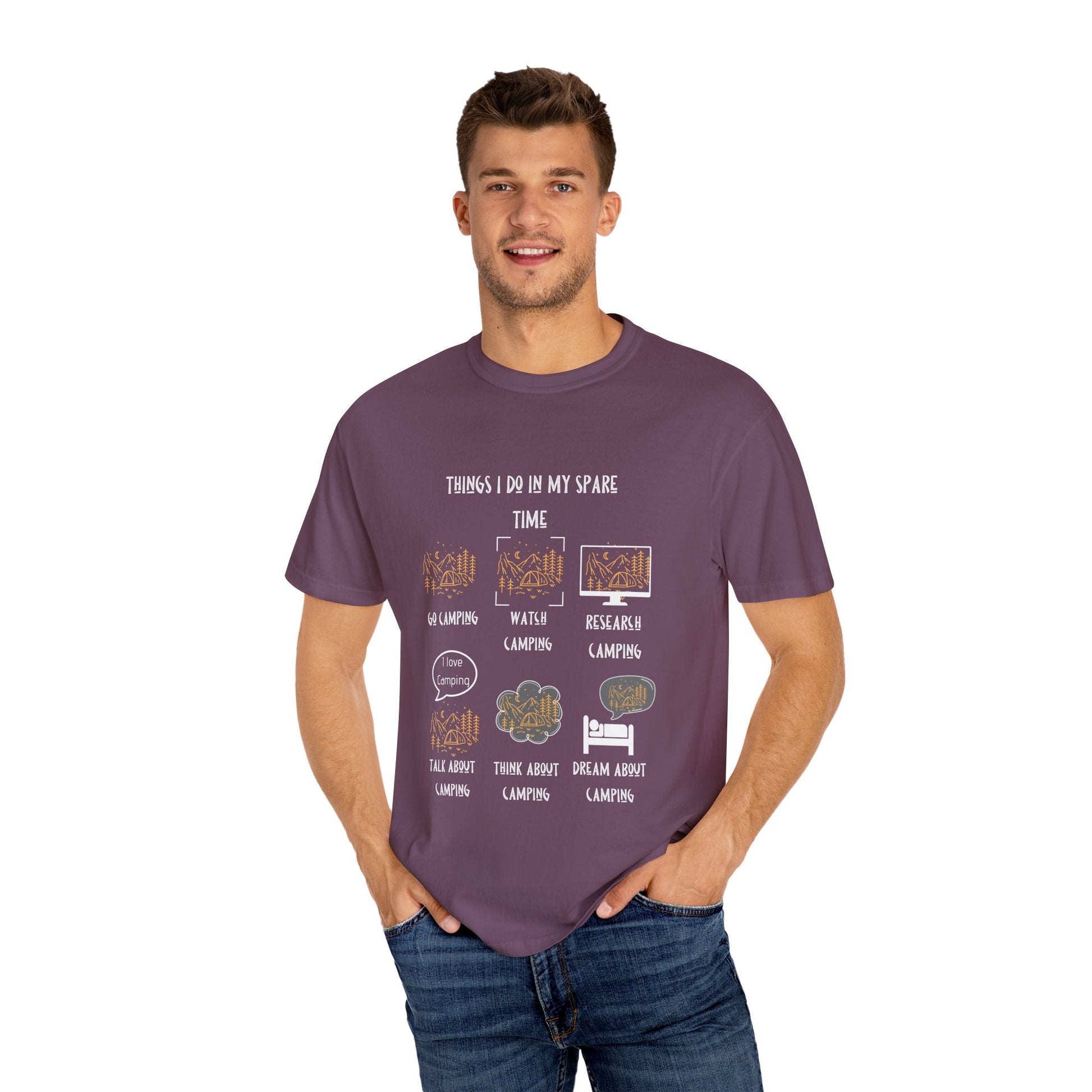 Things I Do in My Spare Time – Camping Edition Tee - Camp and Comfort