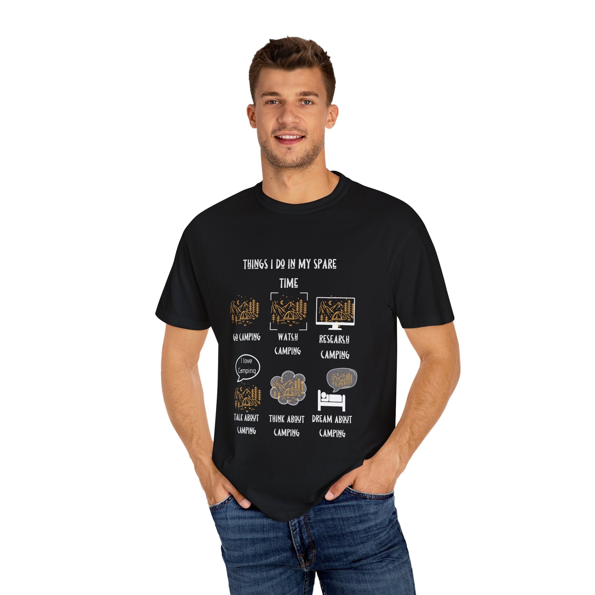 Things I Do in My Spare Time – Camping Edition Tee - Camp and Comfort