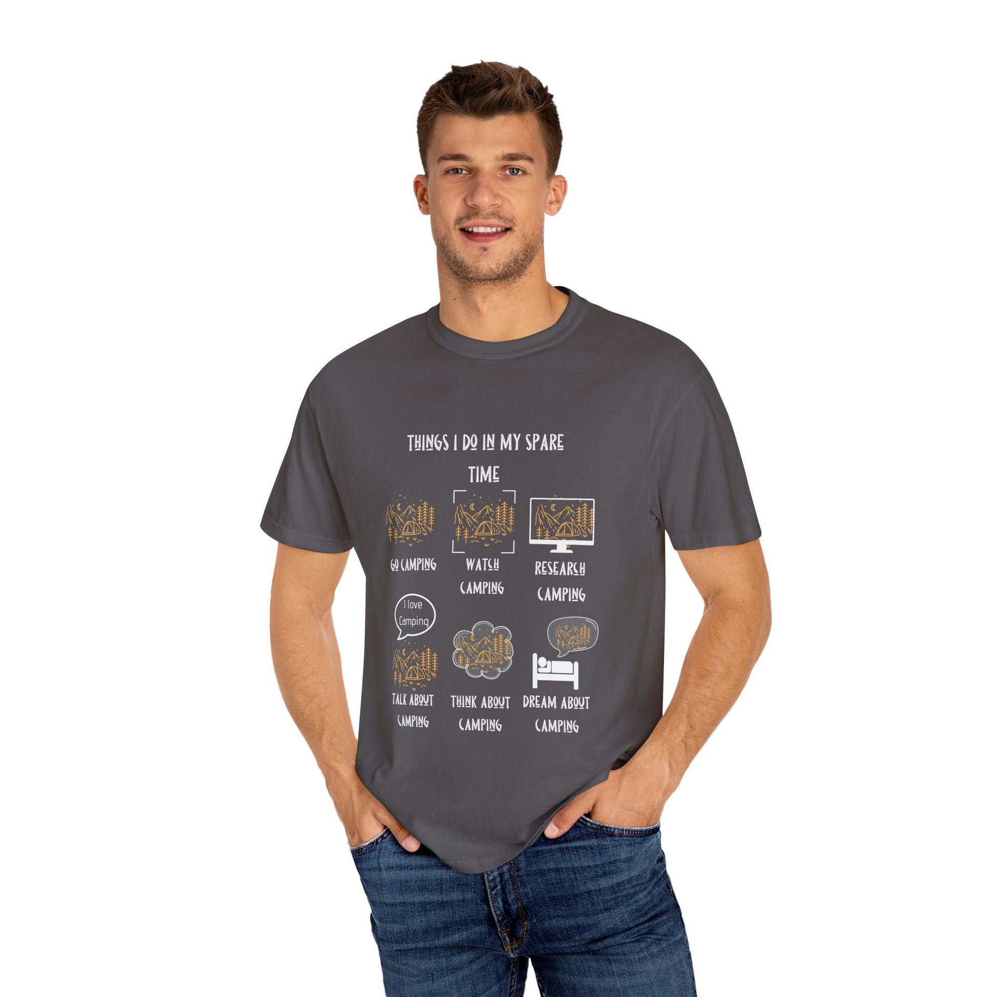 Things I Do in My Spare Time – Camping Edition Tee - Camp and Comfort