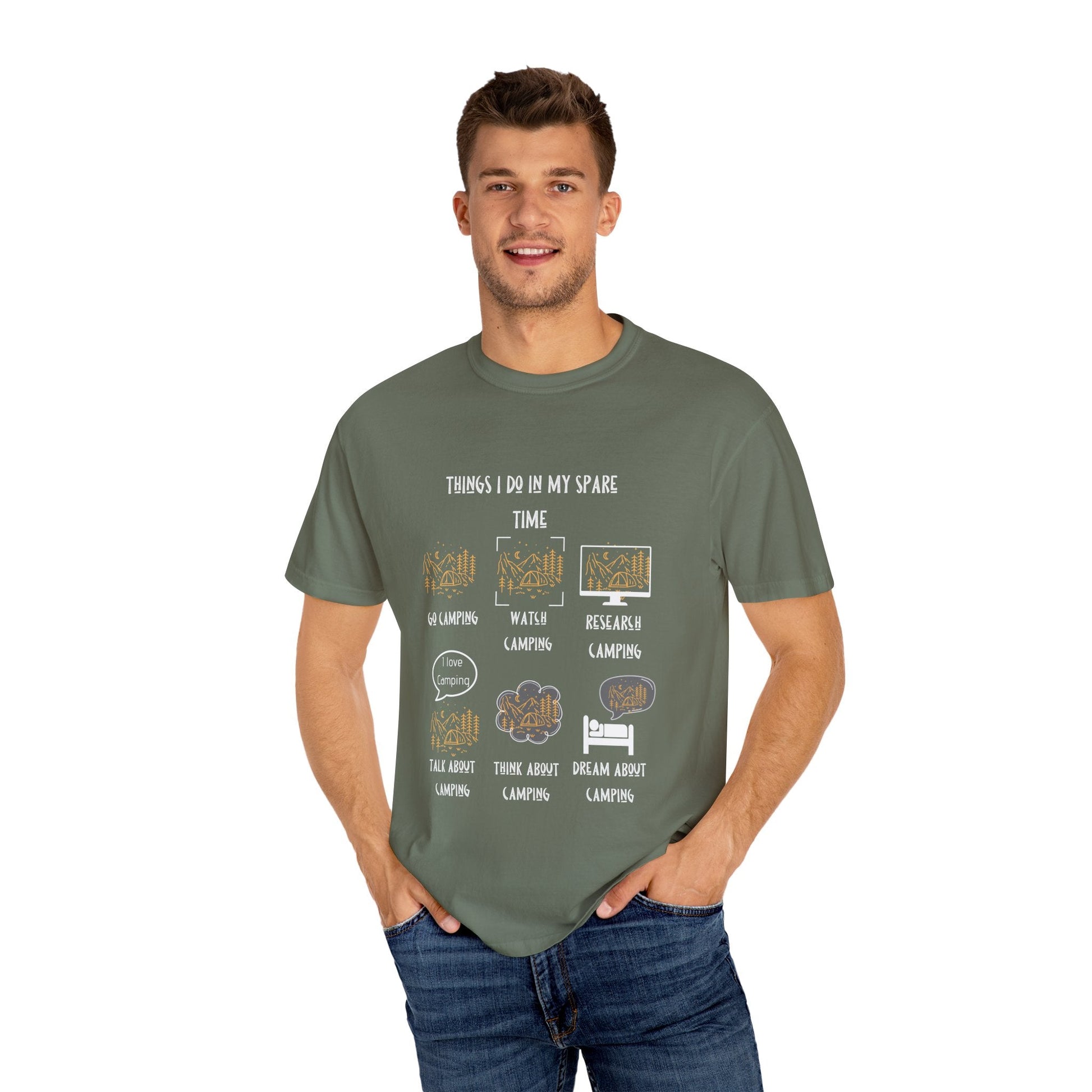 Things I Do in My Spare Time – Camping Edition Tee - Camp and Comfort