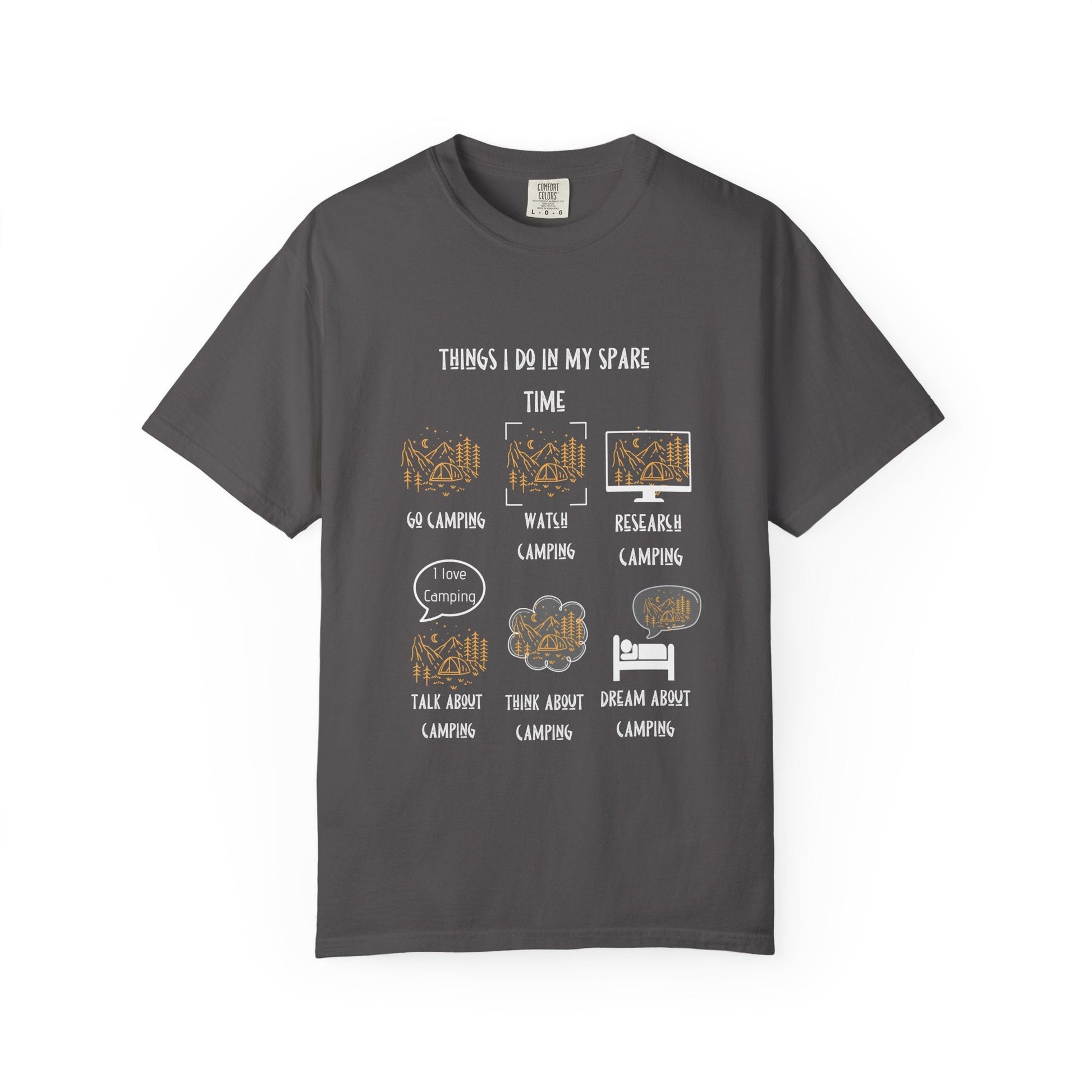 Things I Do in My Spare Time – Camping Edition Tee - Camp and Comfort