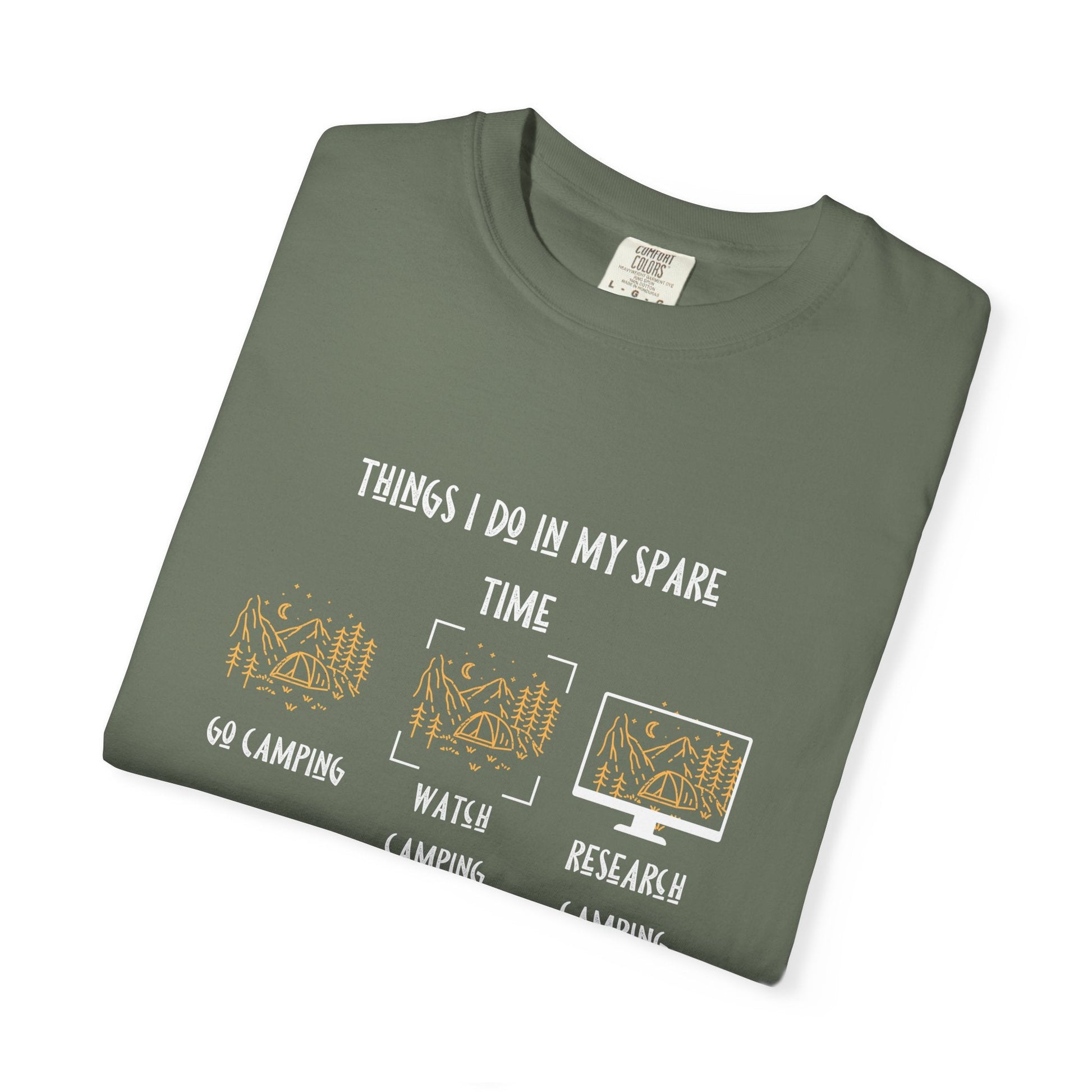 Things I Do in My Spare Time – Camping Edition Tee - Camp and Comfort