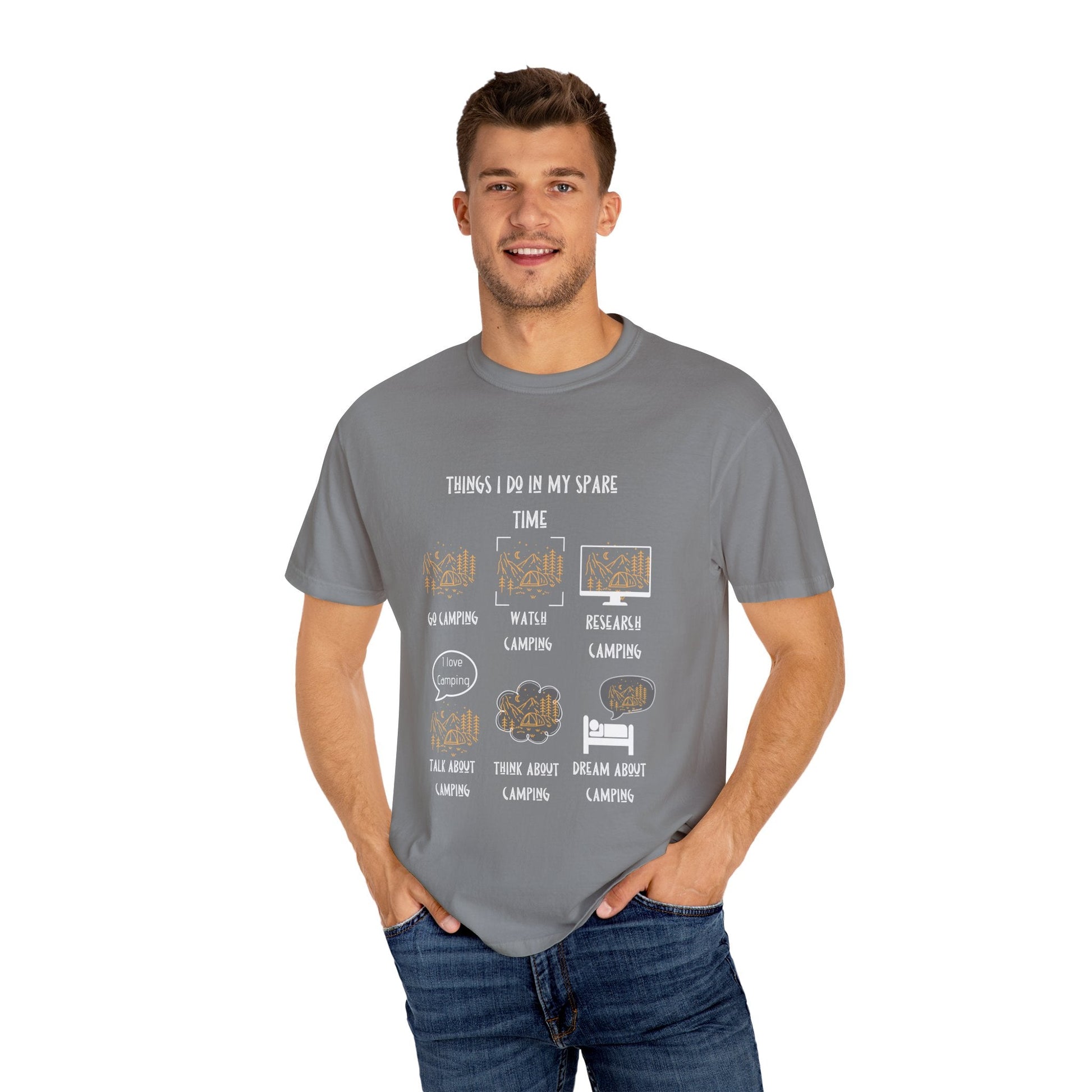 Things I Do in My Spare Time – Camping Edition Tee - Camp and Comfort