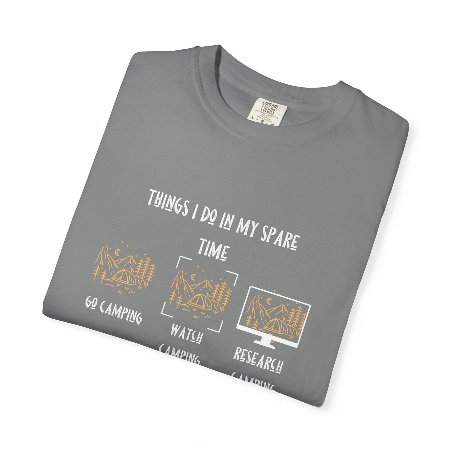 Things I Do in My Spare Time – Camping Edition Tee - Camp and Comfort