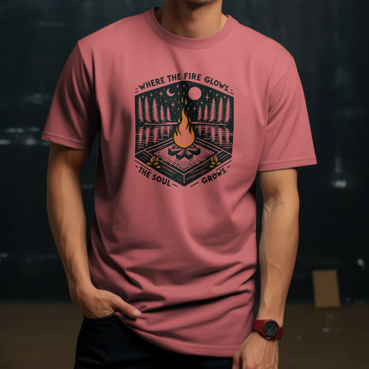 "Where the Fire Grows Tee – Ignite Your Adventure" - Camp and Comfort